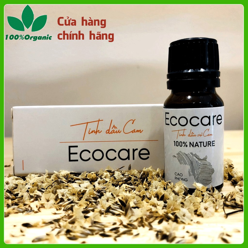 Tinh dầu vỏ cam Ecocare chai 10ml, dạng treo 7ml