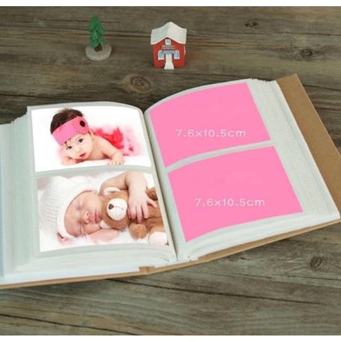 Album LOVE BABY đựng 200 ảnh 6x9 hoặc 7x10 bìa kraff siêu xinh