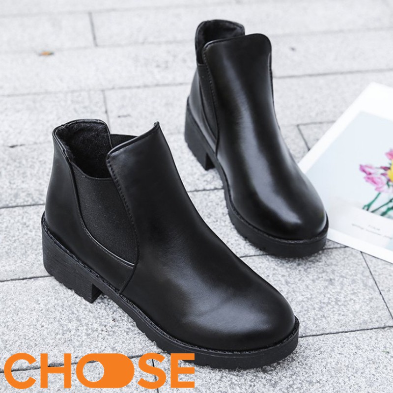 Giày Nữ GIÀY DA Choose NỮ THỜI TRANG BOOT BỐT NGẮN THỂ THAO GIÁ RẺ SINH VIÊN CÔNG SỞ G15K5 | BigBuy360 - bigbuy360.vn