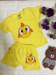 Set 5 bộ cotton hình thú