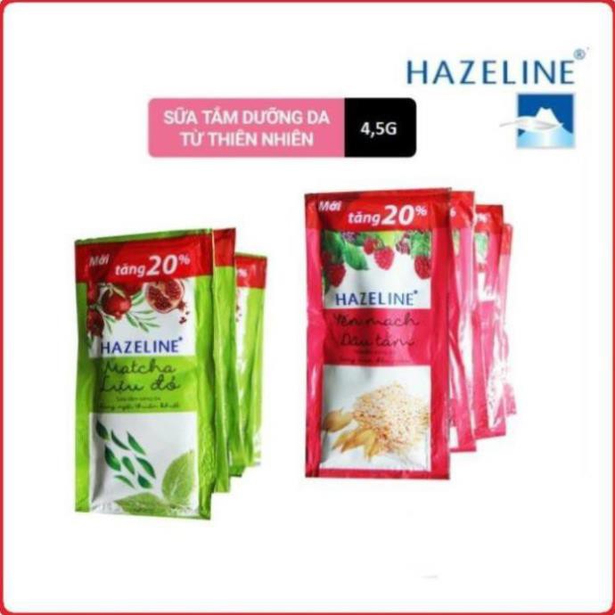 Sữa Tắm Dưỡng Da HAZELINE Dây 4,5g x 12 Gói