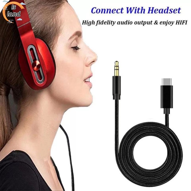 Cáp Chuyển Đổi Âm Thanh Usb Type C Sang Jack Cắm Tai Nghe 3.5mm Cho Điện Thoại Di Động