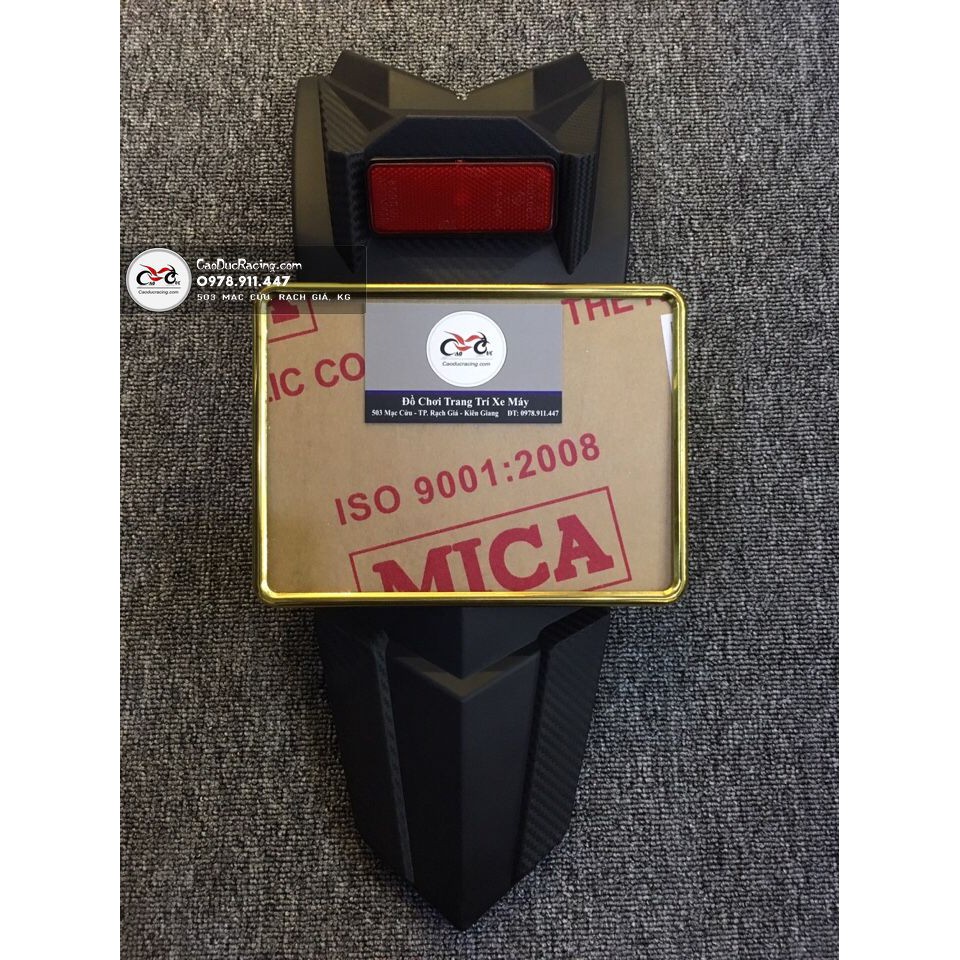 Combo dè FZ EX150 và khung biển số titan