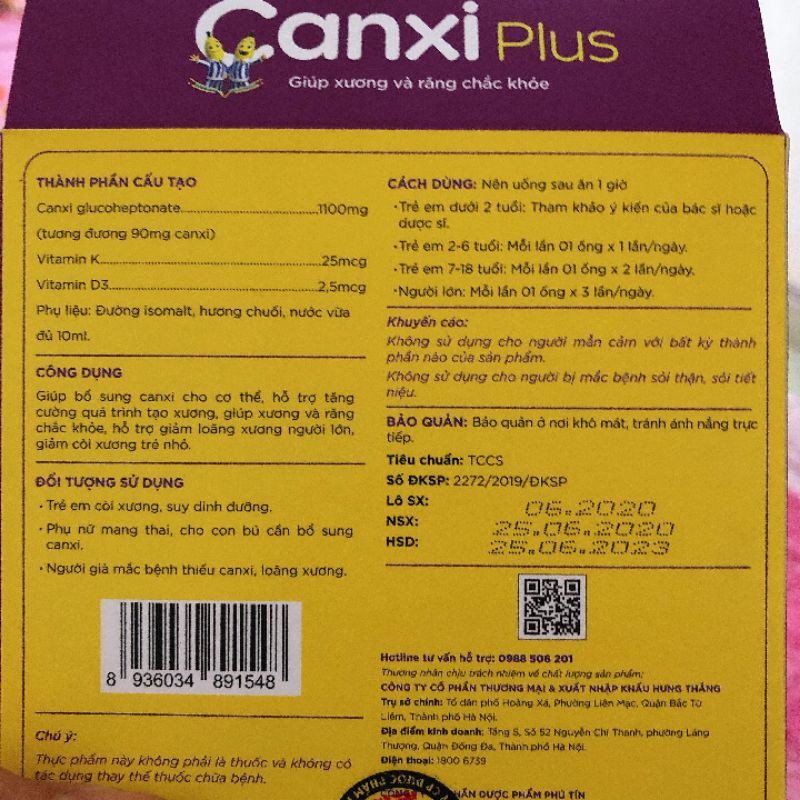 CANXI PLUS canxi sinh học hữu cơ dễ hấp thu💊FREESHIP💊vitamin K+D3 tăng cường hấp thu canxi - Trẻ cao lớn.