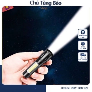 Đèn Pin Mini Siêu Sáng Có Zoom - Chống Nước - Chống Va Đập