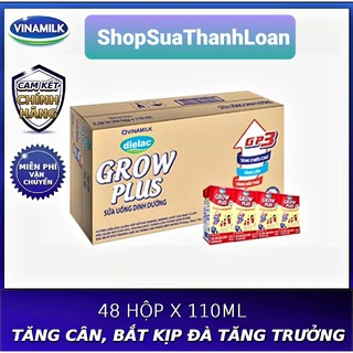 THÙNG 48 HỘP SỮA BỘT PHA SẴN DIELAC GROW PLUS 110ML