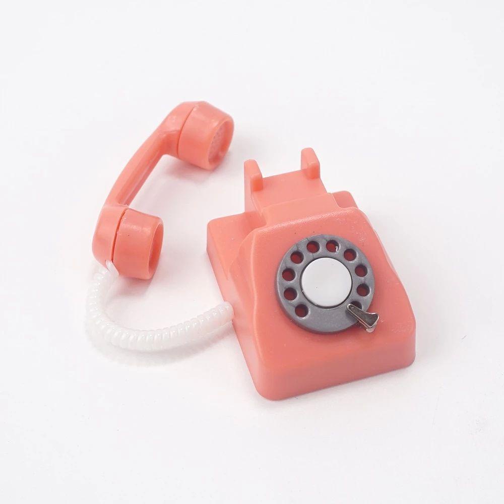 Điện Thoại Cổ Điển Mini Trang Trí Nội Thất Cho Nhà Búp Bê