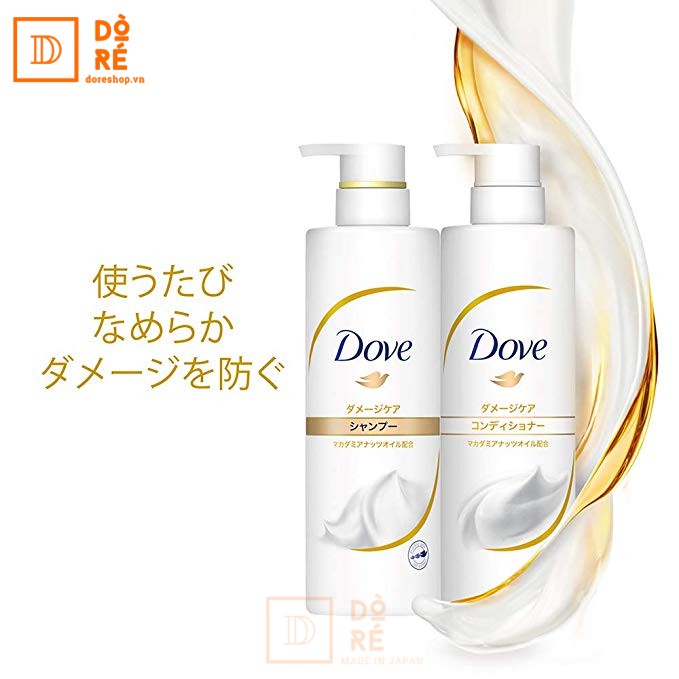 Bộ tắm gội xả set 3 Dove Nội địa Nhật mới nhất _ SUIKA SHOP