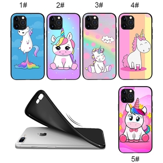 Ốp lưng kính iphone xr x xs max 7 8 6s plus 13 pro 7 plus 8 plus in hình rainbow cute pony - A118