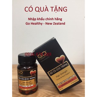 (CÓ QUÀ TẶNG) Bổ Tim New Zealand GO Co-Q10 160mg hộp 30 viên