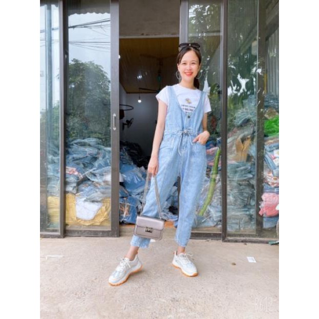 Quần yếm bò trơn mã 01 | BigBuy360 - bigbuy360.vn