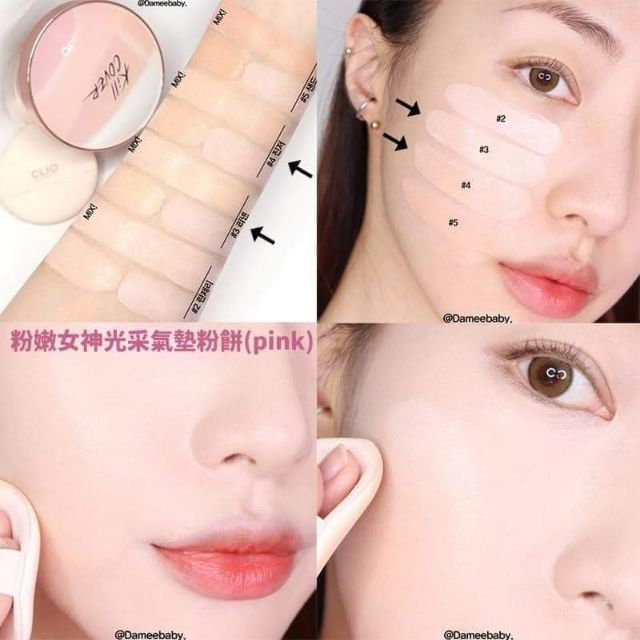 Phấn nước Clio Kill cover pink Glow cream cushion | BigBuy360 - bigbuy360.vn