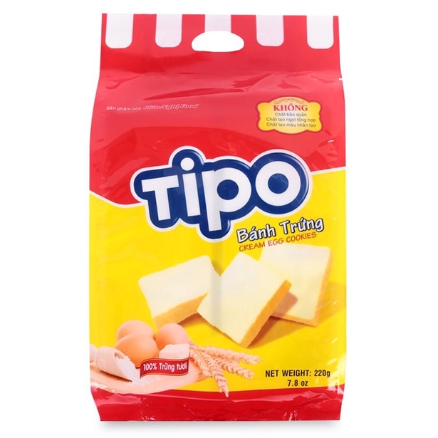 Bánh Trứng Tươi Tipo 200gr