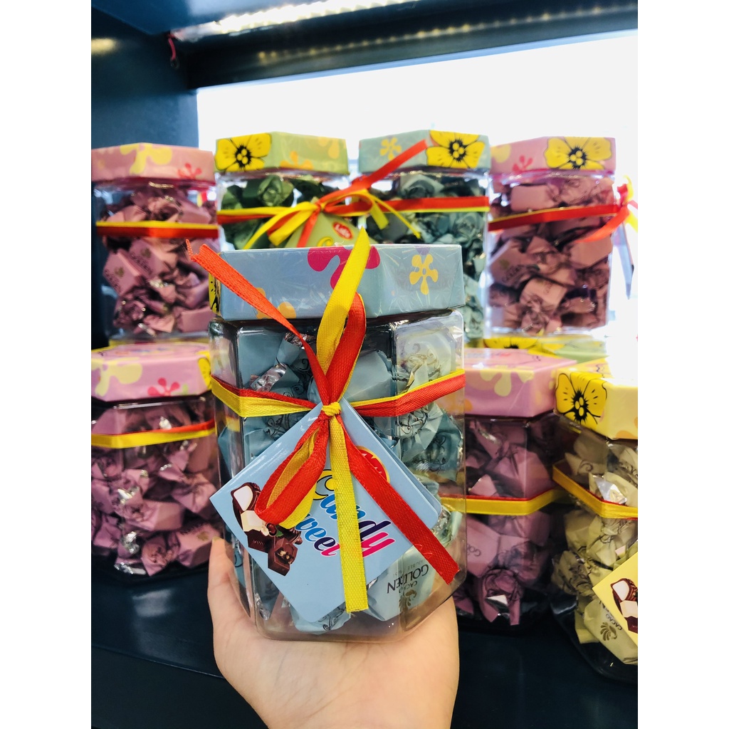 Socola hỗn hợp Cacao Golden Double Twist hiệu LaLe 200g