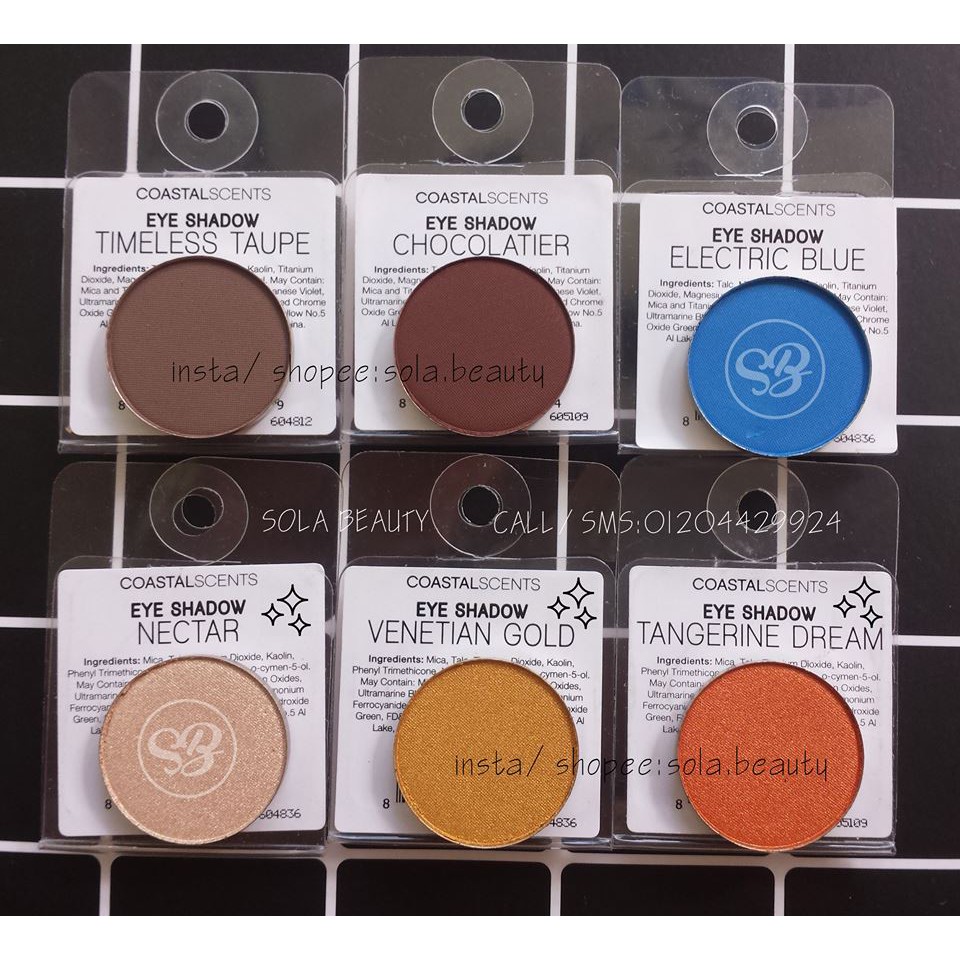 Các màu mắt lẻ (phần 10) - Coastal Scents