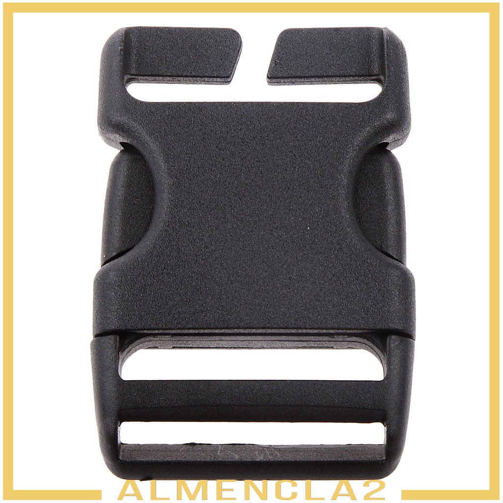 Black Strap Belt Backpack Side Release Buckle for Webbing Replacement 3.8cm | BigBuy360 - bigbuy360.vn