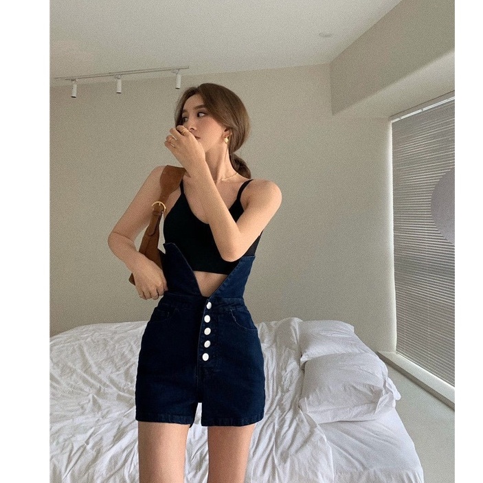 Quần Short Nữ Lưng Cao Dáng Chữ A Thời Trang Phong Cách Hàn Quốc