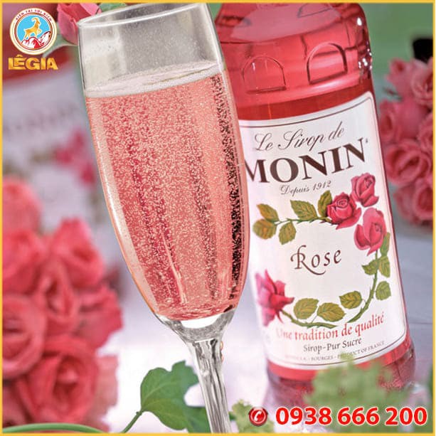 Monin Syrup Hoa Hồng chai 700ml