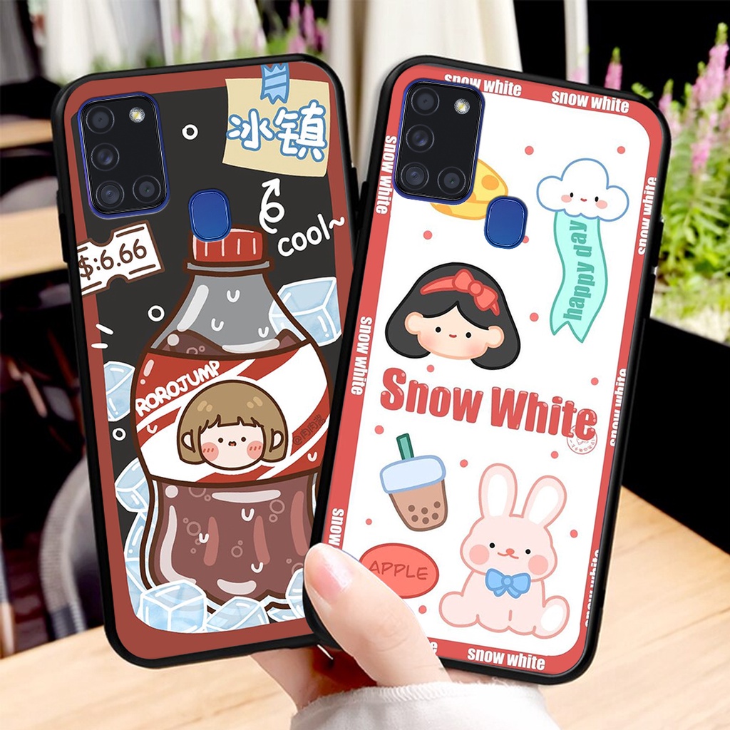 Ốp lưng Samsung Galaxy A21S in hình 3D gấu mới nhất - sang - chảnh - ĐẸP- BỀN