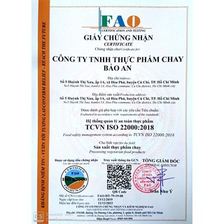 THỰC PHẨM CHAY CỐT LẾT