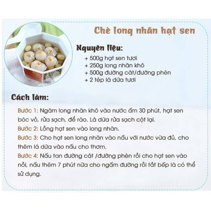 100G Hạt sen Huế loại 1( sen Huế đã sấy khô, thơm, bở,bùi)