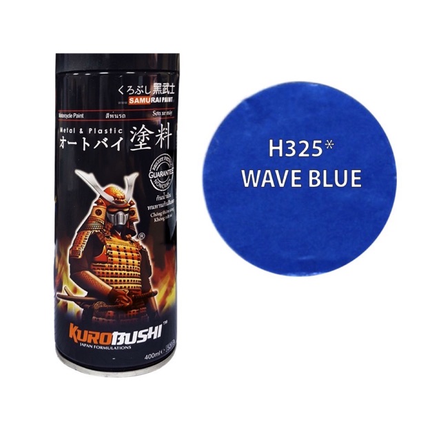 H325-sơn xịt samurai xanh dương wave