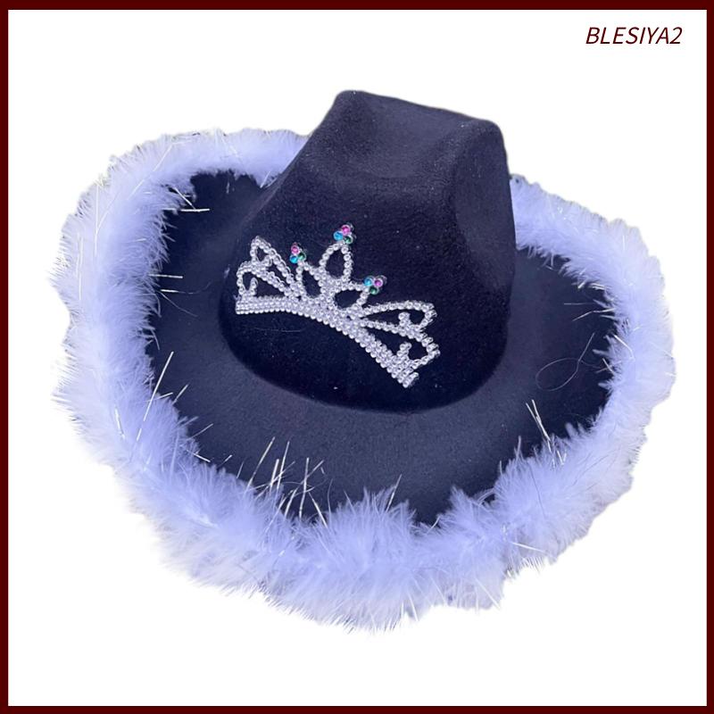 Western Style Cowboy Hat Feather Edge Rolled Fedora Caps Wide Brim for Women