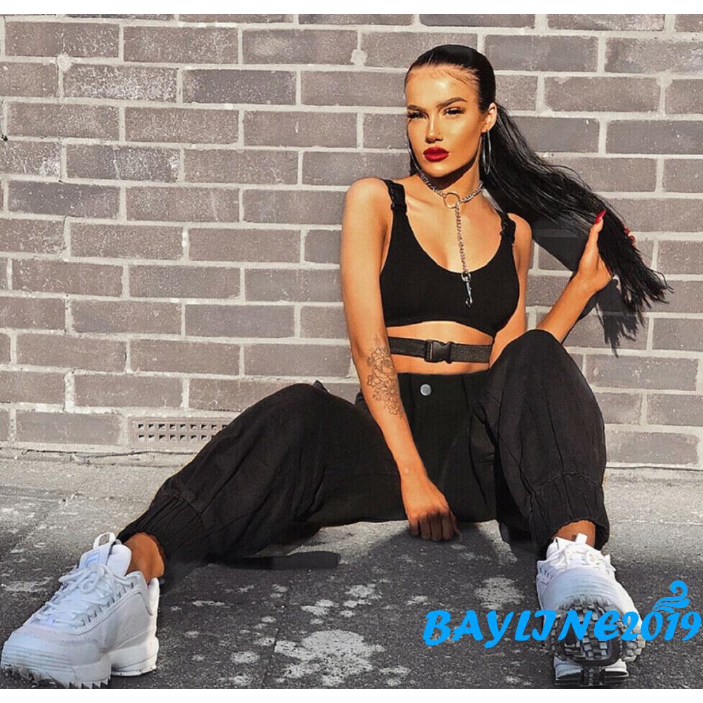 [Mã FAGREEN55 giảm 10% tối đa 30K đơn 99K] Quần dài nữ lưng cao phong cách thời trang hiphop chất lượng cao | BigBuy360 - bigbuy360.vn