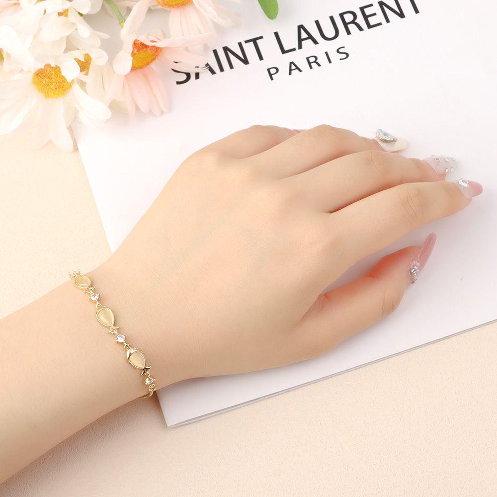 Vòng Tay Thiết Kế Đơn Giản Thời Trang Có Thể Điều Chỉnh Kích Cỡ