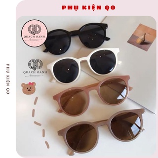Kính râm gọng tròn kiểu dáng thời trang - KI04