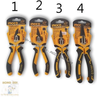 Kìm mũi nhọn mỏ dài INGCO cao cấp