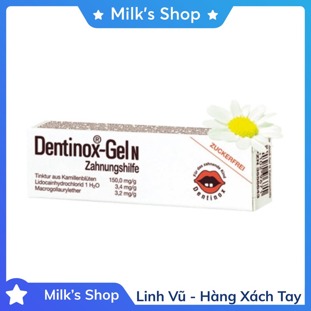 Gel bôi giảm sưng lợi cho bé Dentinox - Đức