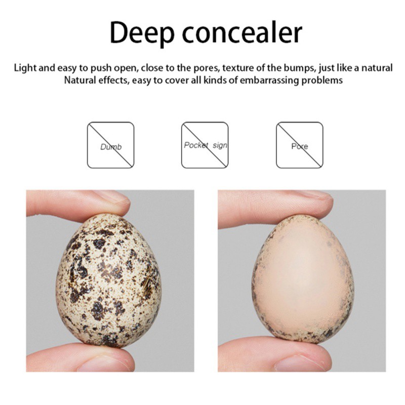 [Hàng mới về] Kem che khuyết điểm dưỡng ẩm kiểm soát dầu giúp làm sáng tông màu da | BigBuy360 - bigbuy360.vn