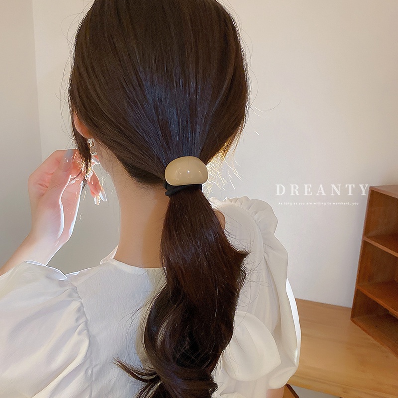 Dây Buộc Tóc Hình Chữ C Đơn Giản Dễ Phối Đồ Dành Cho Nữ