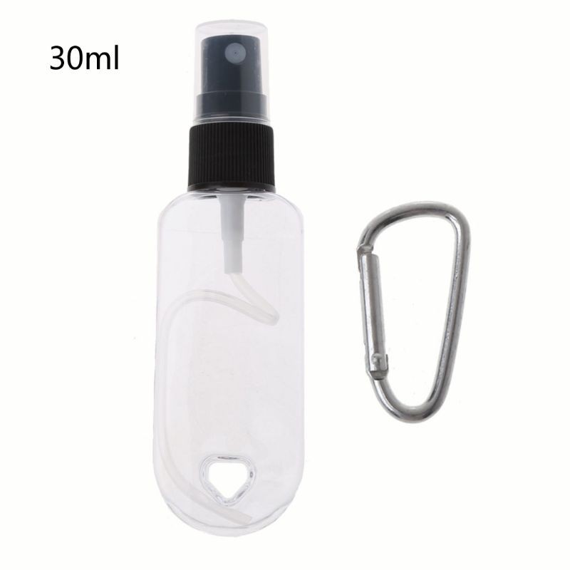 [Hàng mới về] Chai xịt đựng cồn mini có móc treo tiện dụng 30ml/50ml