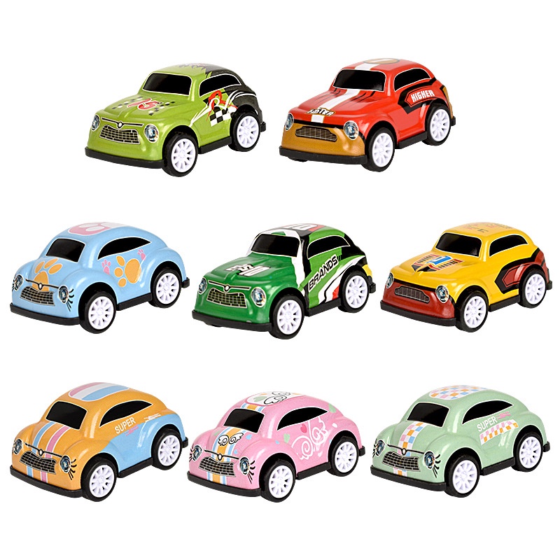 Mô hình đồ chơi xe cảnh sát BORAMMY WAS650 nhỏ nhắn làm từ hợp kim an toàn vui nhộn cho bé