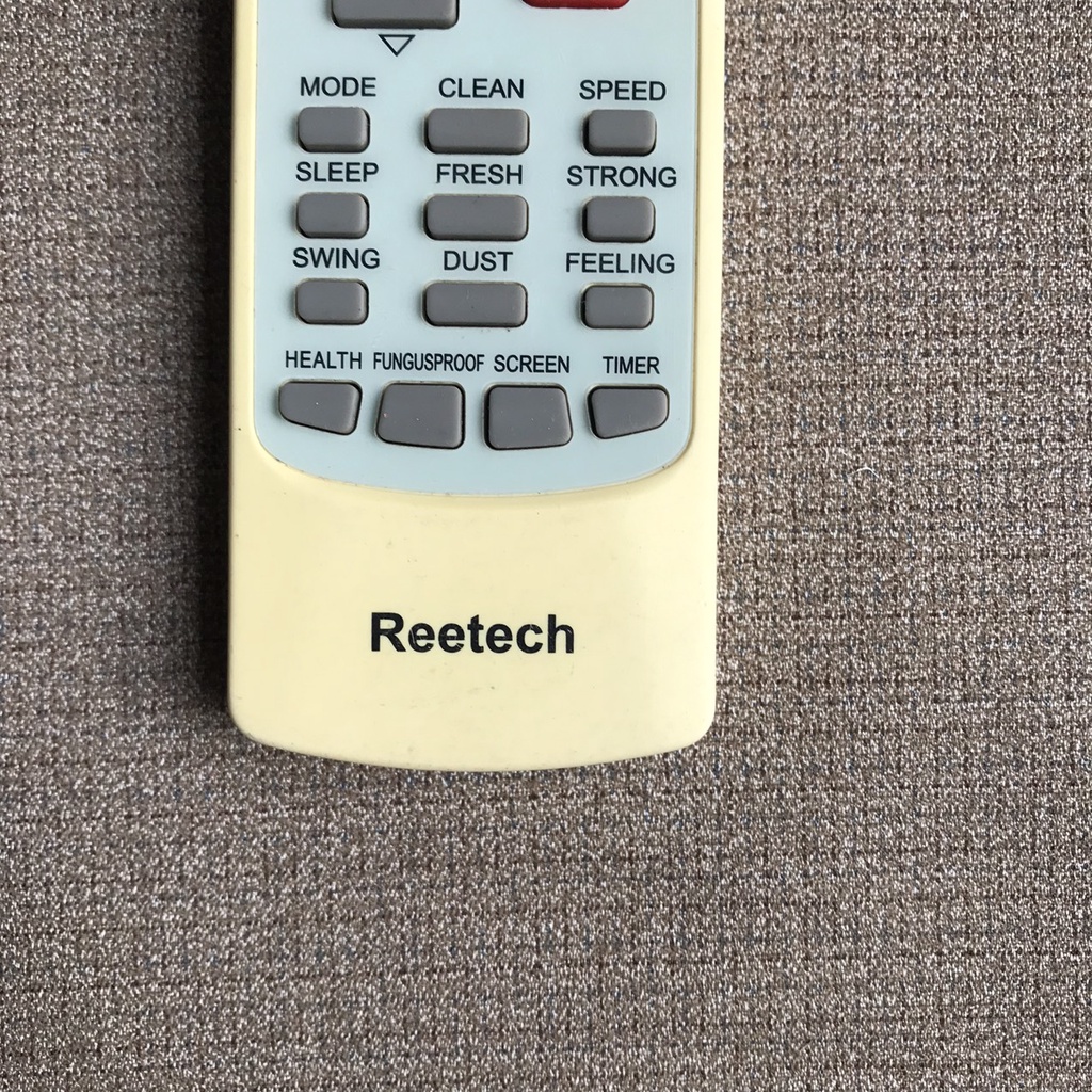 Điều khiển điều hòa reetech nút đỏ, Remote máy lạnh reetech hàng zin theo máy
