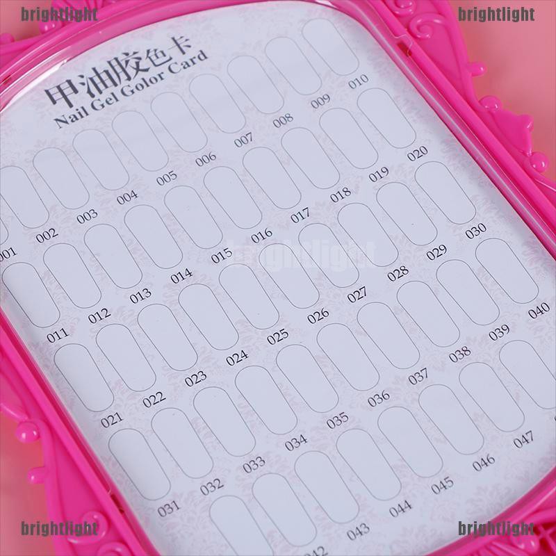Bảng Đựng Thẻ Màu Hai Mặt 48 Ô Trưng Bày Móng Tay