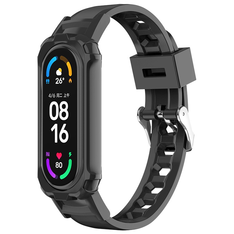 Dây đeo thay thế bằng silicon dành cho đồng hồ thông minh Xiaomi Mi Band 6/5/4/3