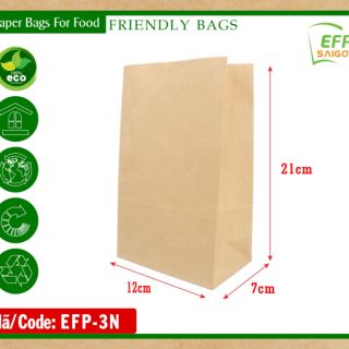 200 Túi giấy đựng gà rán, thực phẩm chiên