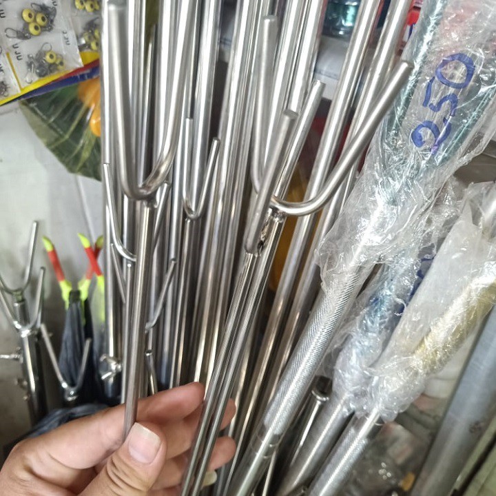 [Chất Lượng Inox 304] Chống Cần Lục Chống Cần Lục Inox Dầy 6ly Dài 80cm và dài 1m5