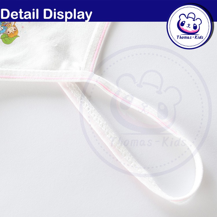 [THOMAS Kids] Áo Ngực Cotton Mềm Mỏng Thoáng Khí Màu Trơn Dành Cho Bé Gái Tuổi Teen 8-16 Tuổi