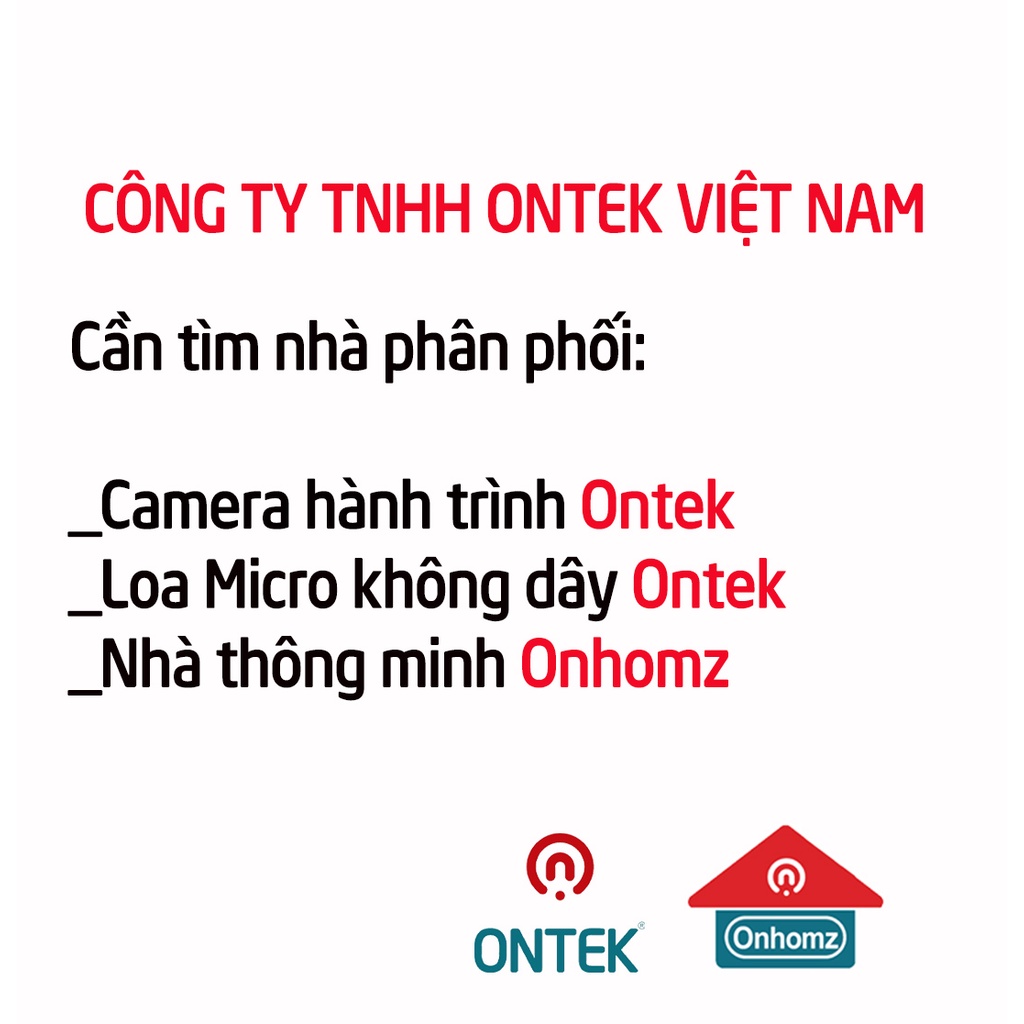 Camera hành trình Ô TÔ ONTEK U2 | V2 Có WIFI DVR FHD 1080P Cao cấp, siêu nét - Chuyên dụng cho xe hơi - BH 12 Tháng