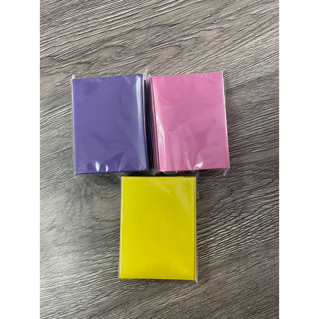 [ Dưa Hấu Yugioh ] Bọc thẻ bài sleeve nhám dành Pokemon Magic the Gathering MTG cho nhiều màu sắc  - 50 cái