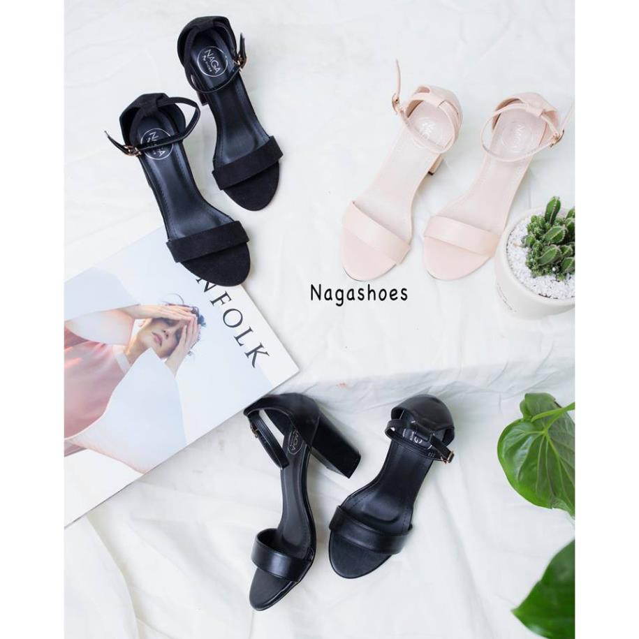 Giày cao gót Nagashoes cao 7P NAC1D  g211 ! .