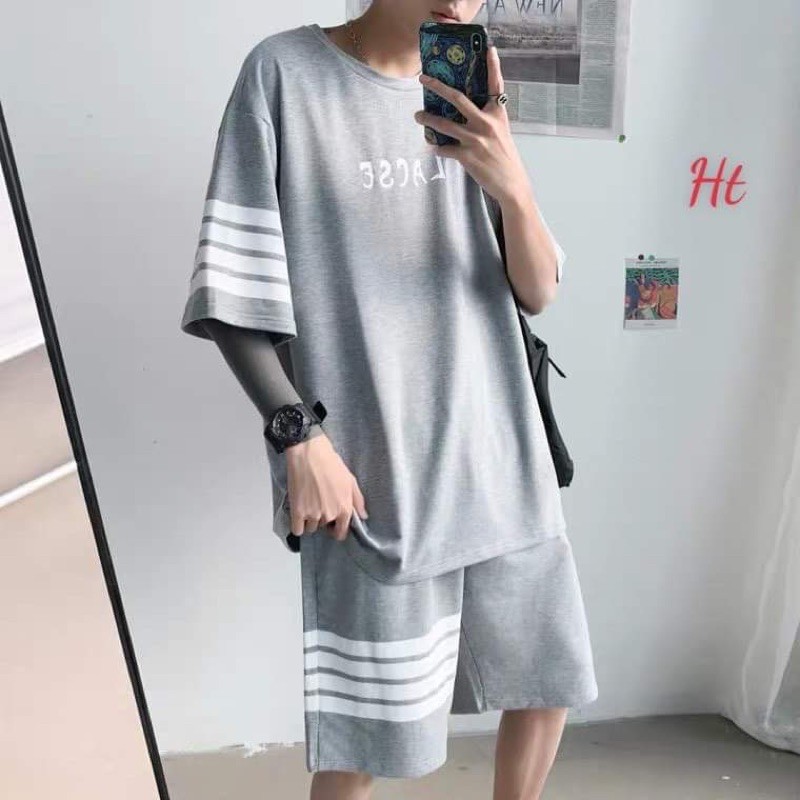 Bộ kẻ sọc ngangvtay quần place HT12 | BigBuy360 - bigbuy360.vn