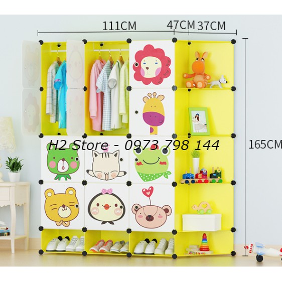 [RẺ NHẤT SHOPEE] TỦ NHỰA LẮP GHÉP 16 Ô + 4 Ô GIÀY (GỒM 5 KỆ GÓC) CỬA MÈO BAY DỄ THƯƠNG ĐỂ ĐỒ ĐA NĂNG THÔNG MINH sâu 47cm