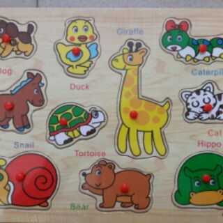 Bảng ghép gỗ có núm