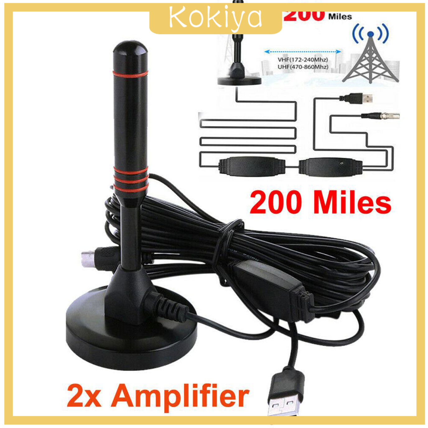 Ăng Ten Kỹ Thuật Số Có Bộ Khuếch Đại Tín Hiệu Vhf / Uhf Local