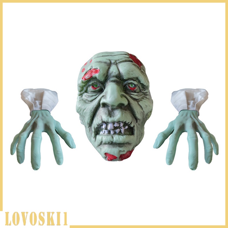 [LOVOSKI1]Scary Garden Zombie Decoration Horrible Outdoor Lawn Severed Spooky Ornament